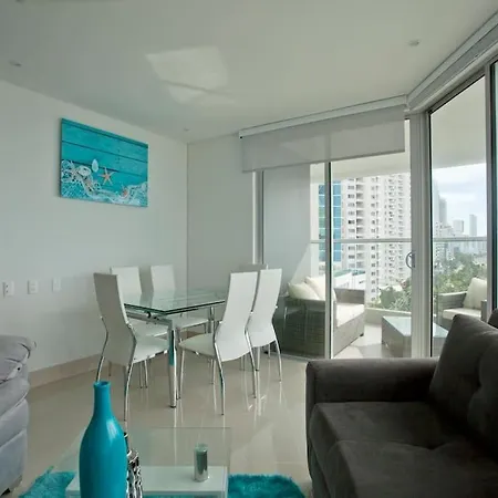Murano Elite Luxury Oceanfront Bocagrande. Apartment *